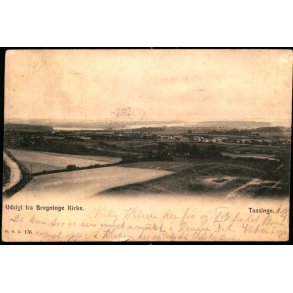 Udsigt fra Bregninge Kirke - Taasinge - H.H.O. 176 - Brugt
