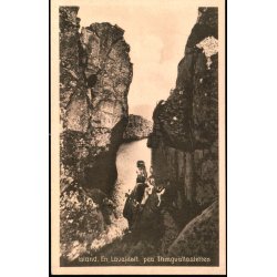 Island - En Lavakl�ft paa Thingvallasletten - Hj�lp til D�vstumme u/n - Ubrugt