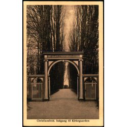 Christiansfeld  - Indgang til Kirkegaarden - Fr. Martin 77 - Ubrugt