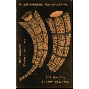 Guldhornene fra Gallehus - 24225 - Ubrugt