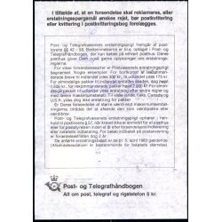 Postkvittering - Vrdibrev - 5 - 3 - 86