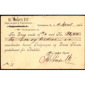 Kr. Sunnets Eftf.  - Kbh.K.  - u/n - Brugt