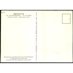 S.S. Ile De France - M. 48012 - Ubrugt