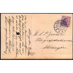 Familien Steffensen i Allinge 9-8- 1920  - Fotokort u/n - Brugt