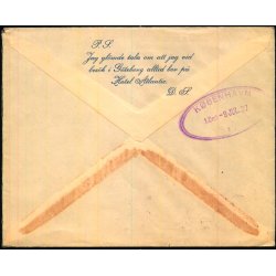 Luftpost brev fra Sverige - Rekomaderet - 6 - 7- 37