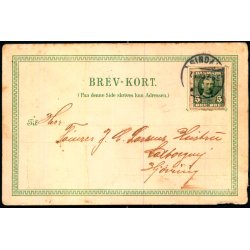 Hilsen fra Danmark - Kjbenhavn - C. St. Eneret - Brugt - Meget gammelt kort - Slidt !