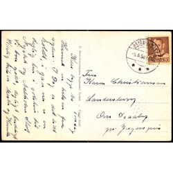 Nysted - Mindesm�rke for 10 amerikanske Flyvere - E. Ross Svenningsens Papirh. 88307 - Brugt