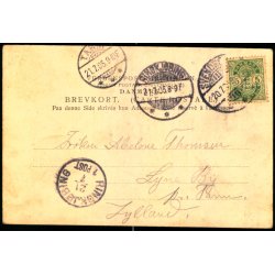 Udsigt fra Bregninge Kirke - Taasinge - H.H.O. 176 - Brugt