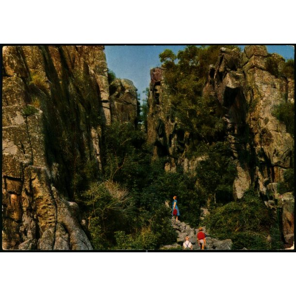 Bornholm - Klippeparti ved Randklveskret - Colbergs Bogh. 8702 - Brugt