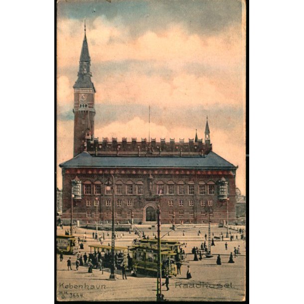 Kbenhavn - Raadhuset - H.H.O. 3664