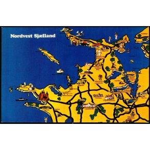 Nordvest Sj�lland - M. J�rgensens Forlag 8009 - Ubrugt