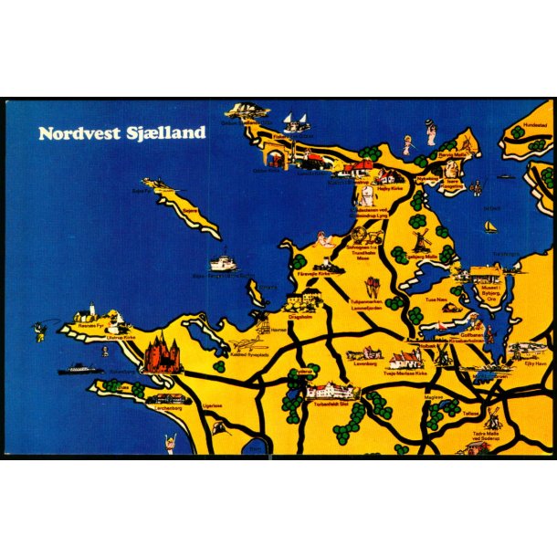 Nordvest Sj�lland - M. J�rgensens Forlag 8009 - Ubrugt