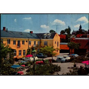 Gudhjem - Udsigt fra Klippehaven, Jantzens Hotel - Colbergs Bogh. 8506 - Ubrugt