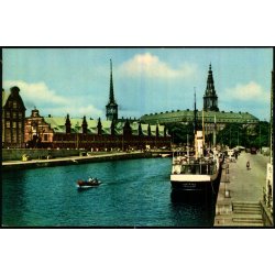K�benhavn - B�rsen og Christiansborg Slot - Rudolf Olsen 643 - Ubrugt
