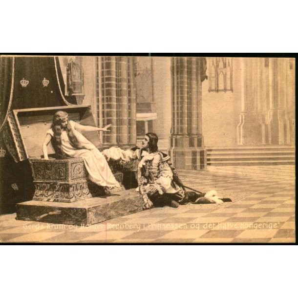 Gerda Krum og Holger Reenberg i Prinsessen og det halve kongerige  - P.H. 2055 - Brugt