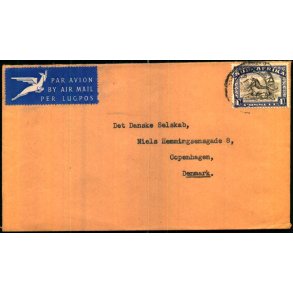 Luftpost Brev fra Syd Afrika til Danmark - 1 - 5 - 53
