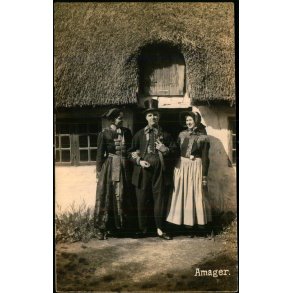 Danske Folkedansere i Frilandsmuseet - Amager - Folkedansere u/n - Ubrugt 