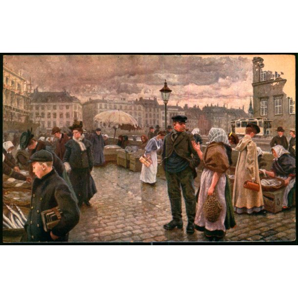 P. Fischer - Fisketorvet ved Gl. Strand - Nielsen &amp; Lydiche u/n - Ubrugt