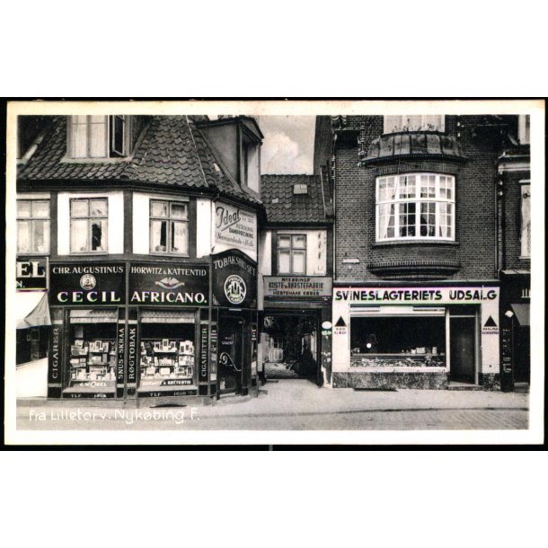 Fra Lilletorv - Nykbing F. - V. Kristoffersens Bogh. 72092 - Ubrugt