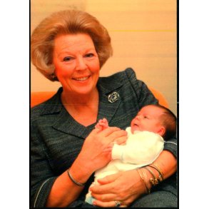 Dronning Beatrix - Prinsesse Catharina-Amalia - Holland - Hallmark 335 - Ubrugt
