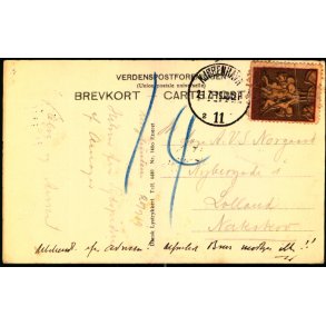 Efterporto - Postkort fra Kongelunden til Nakskov 21 - 7 - 19