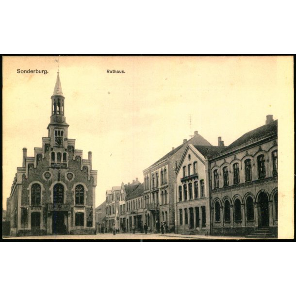 Sonderborg - Rathaus - Verlag Th. Lau 673 - Ubrugt