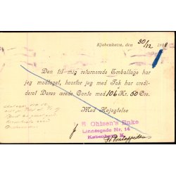 J.E.Ohlsens Enkes Frhandel - Kbh.K  - u/n - Brugt. 