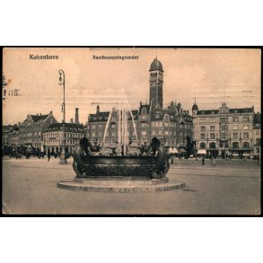 Kbenhavn - Raadhusspringvandet - C.R. 124