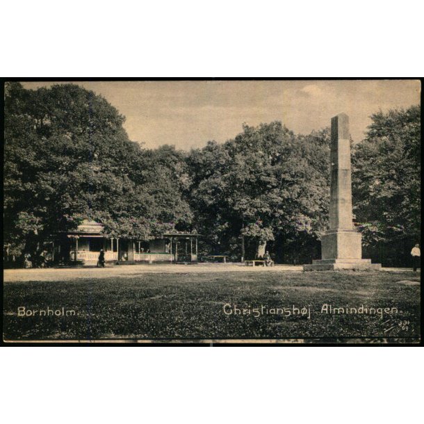 Bornholm - Christianshj -  Almindingen - Ad. Mller u/n - Ubrugt