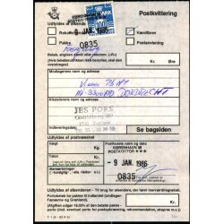 Postkvittering - 9 - 2 - 86