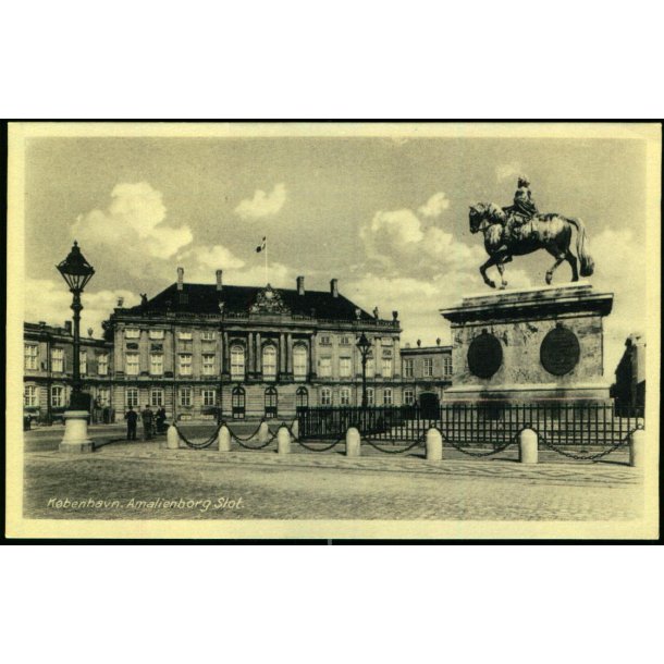 K�benhavn - Amalienborg Slot - Rudolf Olsen 232
