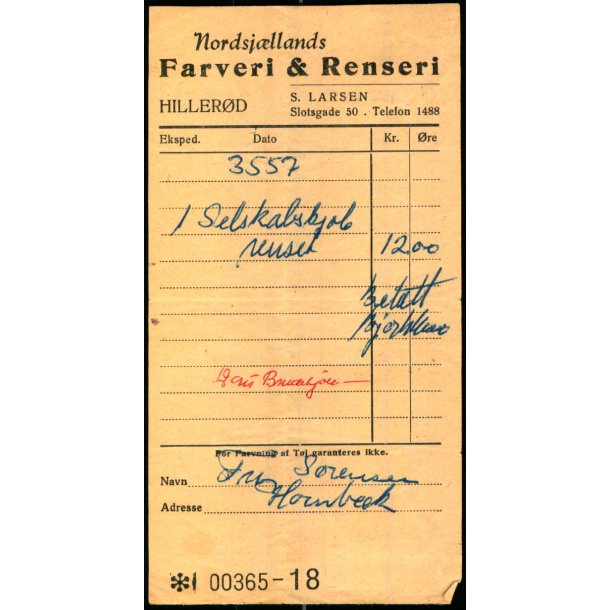 Nordsj�llands Faveri og Renseri