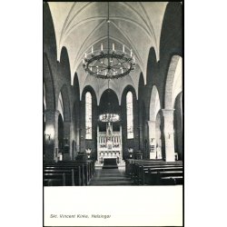 Skt. Vincent Kirke - Helsing�r - H. Knudsen u/n - Ubrugt