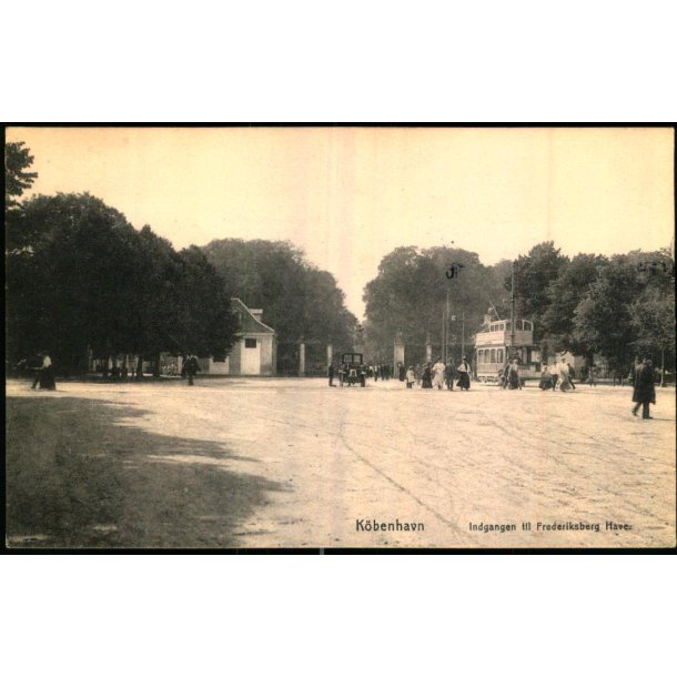 Kbenhavn - Indgangen til Frederiksberg Have - u/n - Brugt