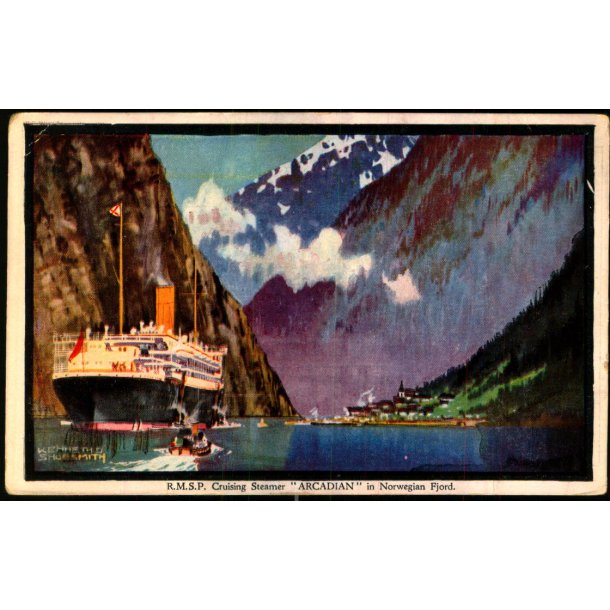 R.M.S.P. Arcadian in Norwegian - u/n - Ubrugt 