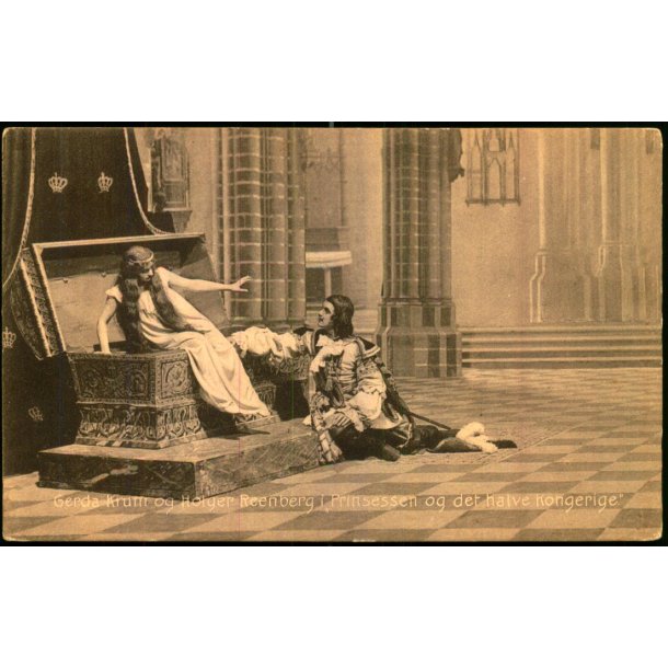 Gerda Krum og Holger Reenberg i Prinsessen og det halve kongerige  - P.H. 2021 - Ubrugt