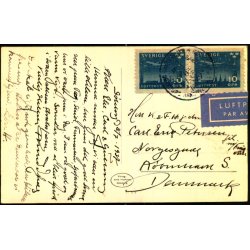 Luftpost Kort fra Sverige - 8 - 7- 37