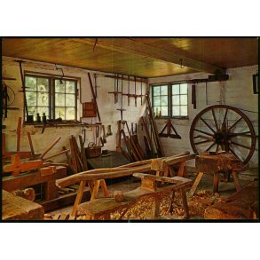 Landh�ndv�rksv�rksted fra Klavehave - Frilandsmuseet - Gr�nlund 9- 333 - Ubrugt