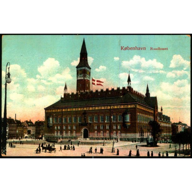 Kbenhavn - Raadhuset  - J.K.E. 516 - Ubrugt