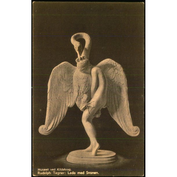 Mus�et ved Kildekrog - Rudolf Tegner - Leda med Svanen - Nordisk Kunst u/n - Ubrugt