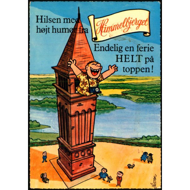 Nissen - Hilsen med  hjt humr fra Himmelbjerget - Stender 49 713/503 - Brugt
