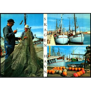 Skagen Havn - Gr�sb�lls  8404 - 94 - Ubrugt