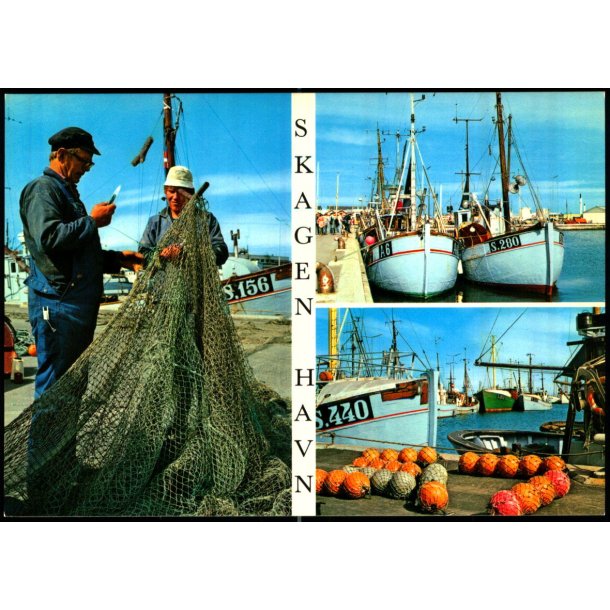 Skagen Havn - Gr�sb�lls  8404 - 94 - Ubrugt