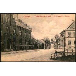 Odense - Graabr�dretorv med H.C. Andersens Statue - W&M 302 - Brugt