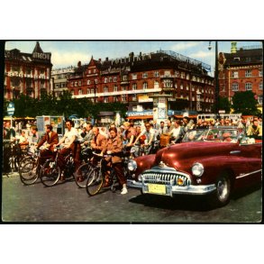 Kbenhavn -  Rdhuspladsen - Cyklister - Rudolf Olsen 43 - Ubrugt