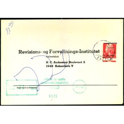 Efterporto - Brev til Kbenhavn V. 7 - 5 - 84  - Efterporto 200 re. Frankeret med 1,60 kr M. Autom.