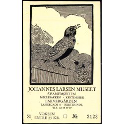 Johannes Larsen Museet - Kerteminde - u/n - Ubrugt