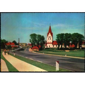 Haderslev - Parti fra Ringvejen med Gl. Haderslev Kirke - Stender 5603 - Ubrugt