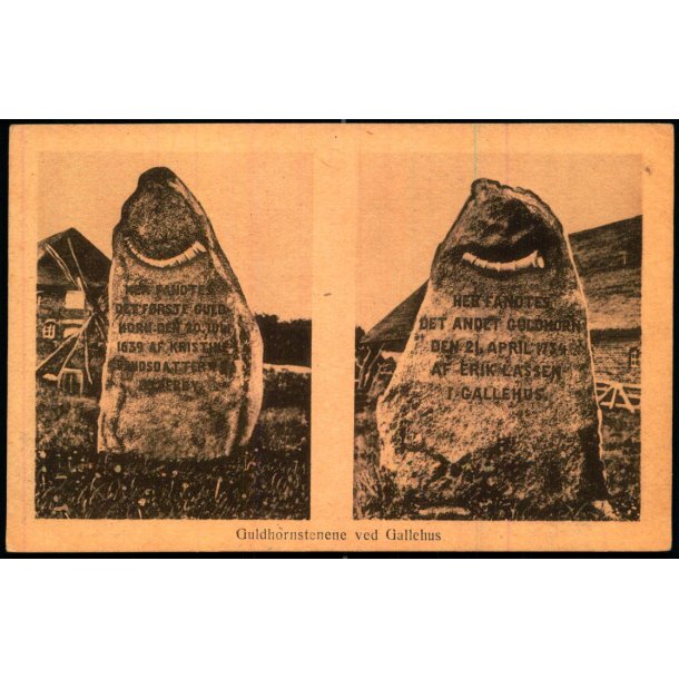 Guldhornstenene fra Gallehus - C.C. Bielh 3767 - Ubrugt