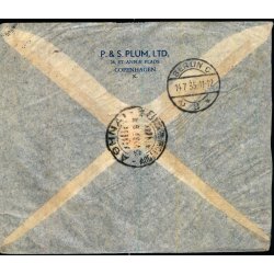 Luftpost Brev fra Danmark til Kenya - 13 - 7 - 35